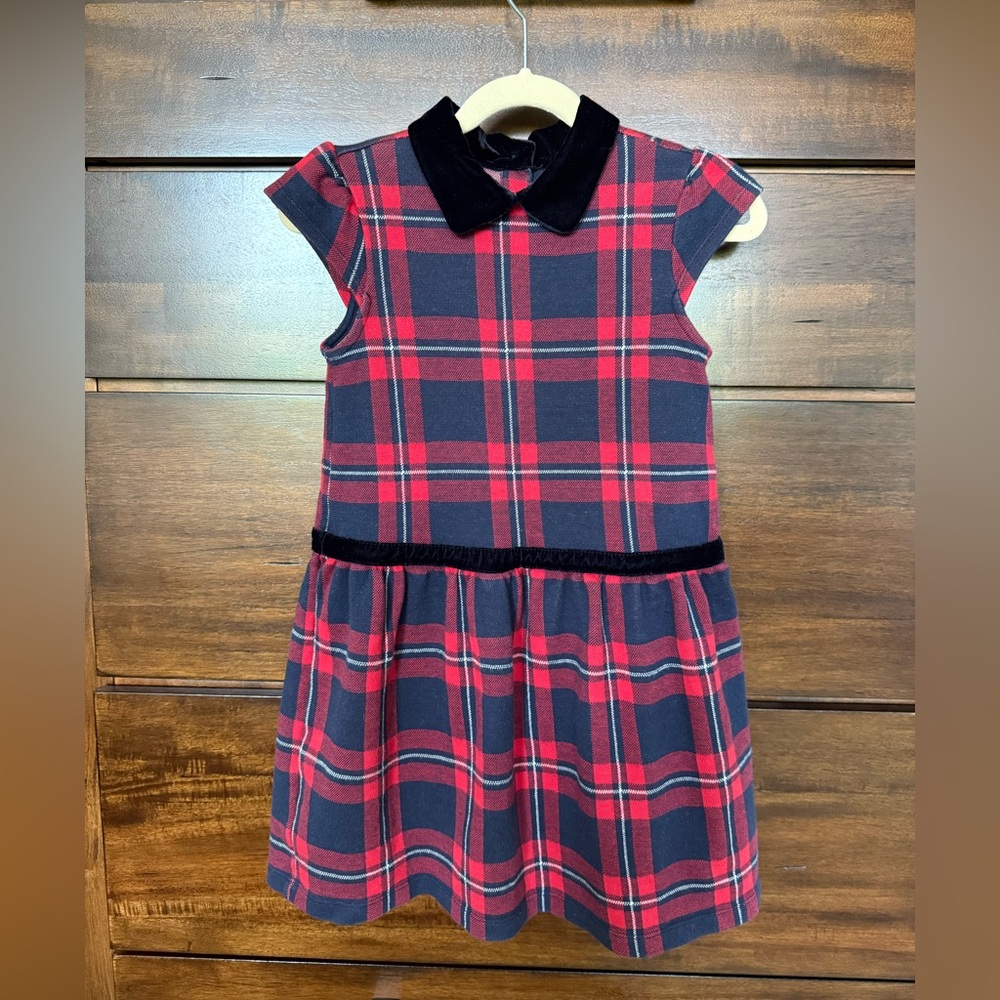 Janie and Jack Plaid Jacquard Dress Size 6